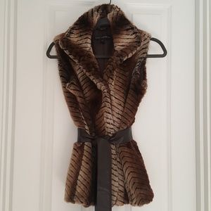 Via Spiga faux fur vest